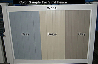 vinyl fence colors